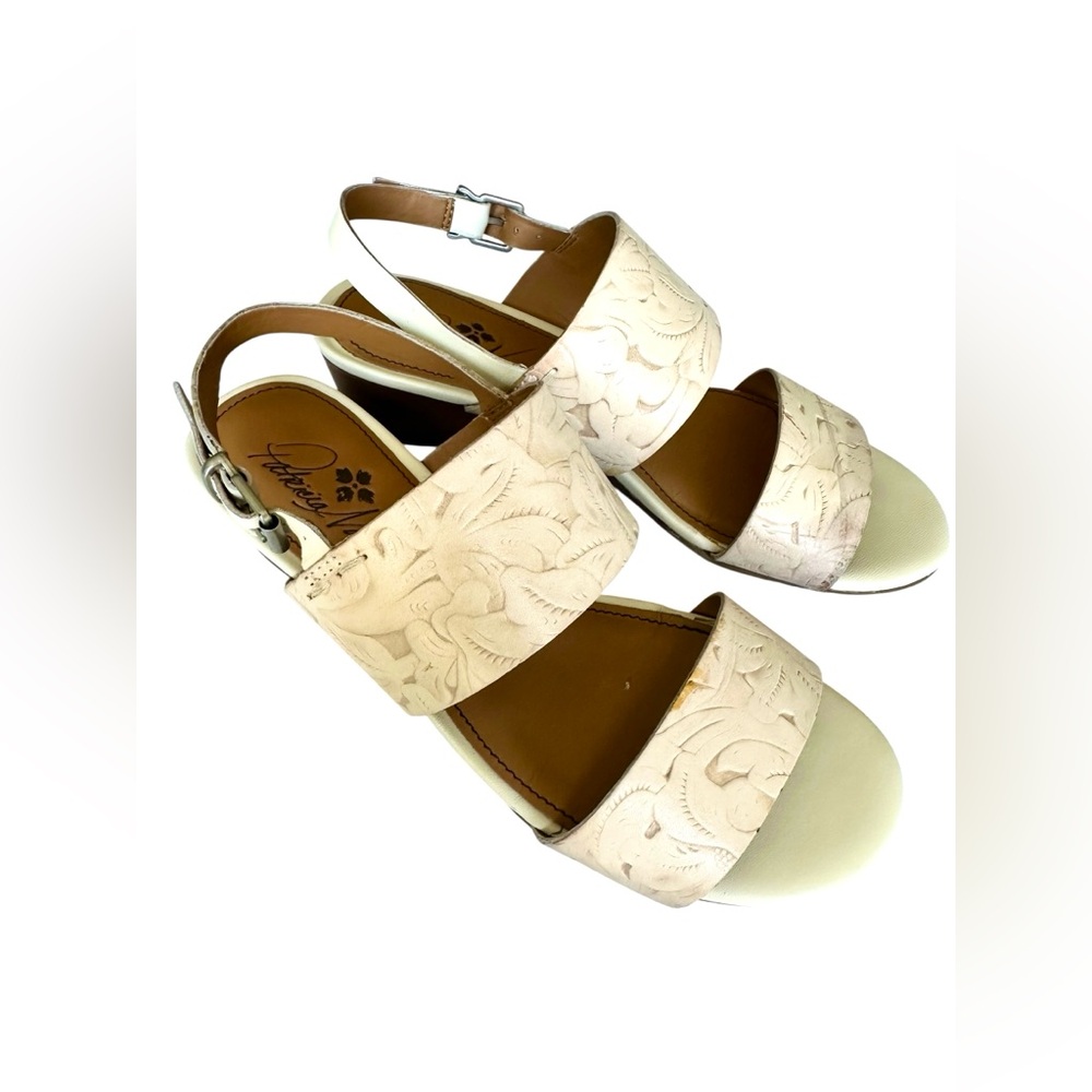 Patricia Nash Mirella Floral Leather Sandals